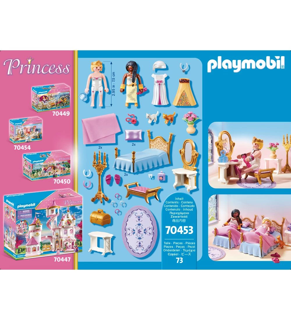 Playmobil Princess - Sovesal - 70453 - 73 Dele - Billede 3