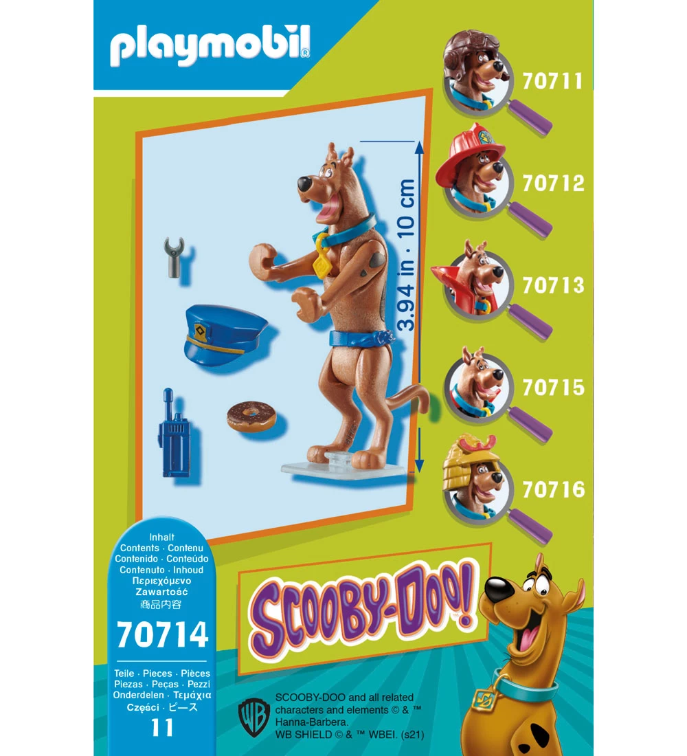 Playmobil SCOOBY-DOO! - Politifigur Samlerobjekt - 70714 - 11 De - Billede 2