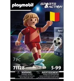 Playmobil Sports & Action - Soccer Player - Belgium - 71128 - 7