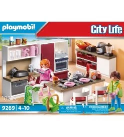 Playmobil City Life - Stort Samtalekøkken - 9269 - 102 Dele