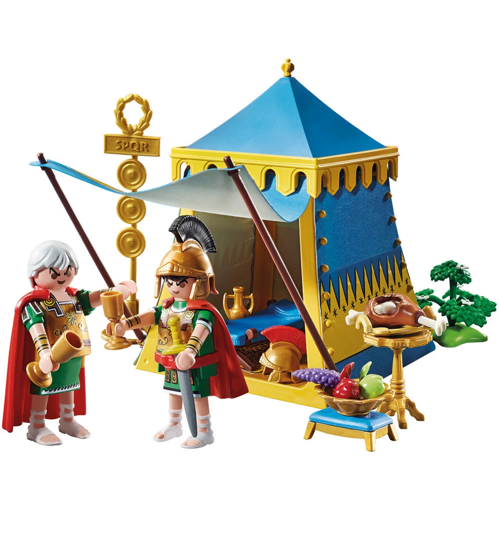 Playmobil Asterix - Officerstelt Med Generaler - 71015 - 52 Dele - Billede 3