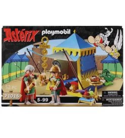 Playmobil Asterix - Officerstelt Med Generaler - 71015 - 52 Dele