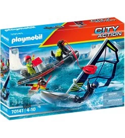Playmobil City Action - Skibsredning: Polarsejler Med Gummibåd -