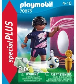 Playmobil SpecialPlus - Fodboldspiller Med Målvæg - 70875 - 8 De