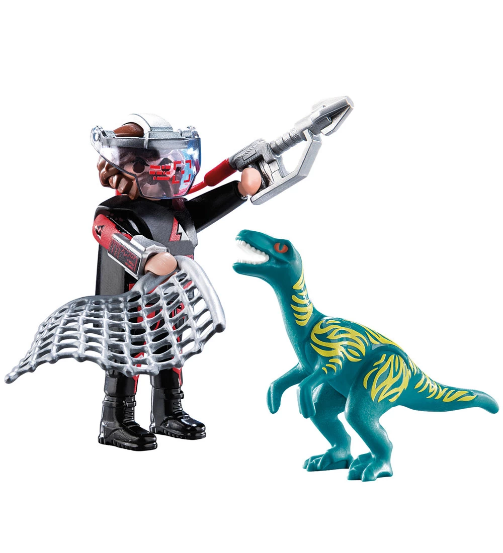 Playmobil DuoPack - Velociraptor Med Dinofanger - 70693 - 8 Del - Billede 3