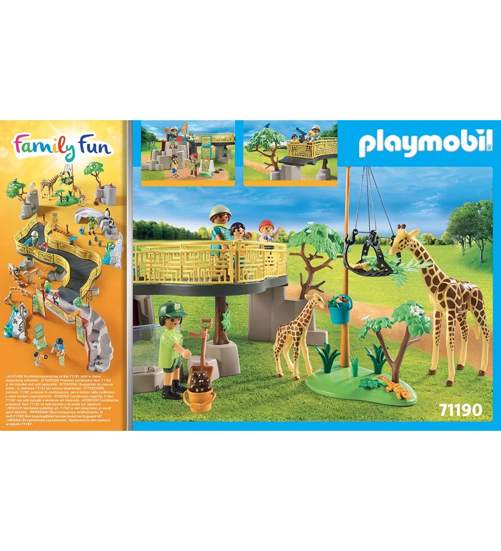 Playmobil Family Fun - Min Store Oplevelseszoo - 71190 - 127 Del - Billede 2