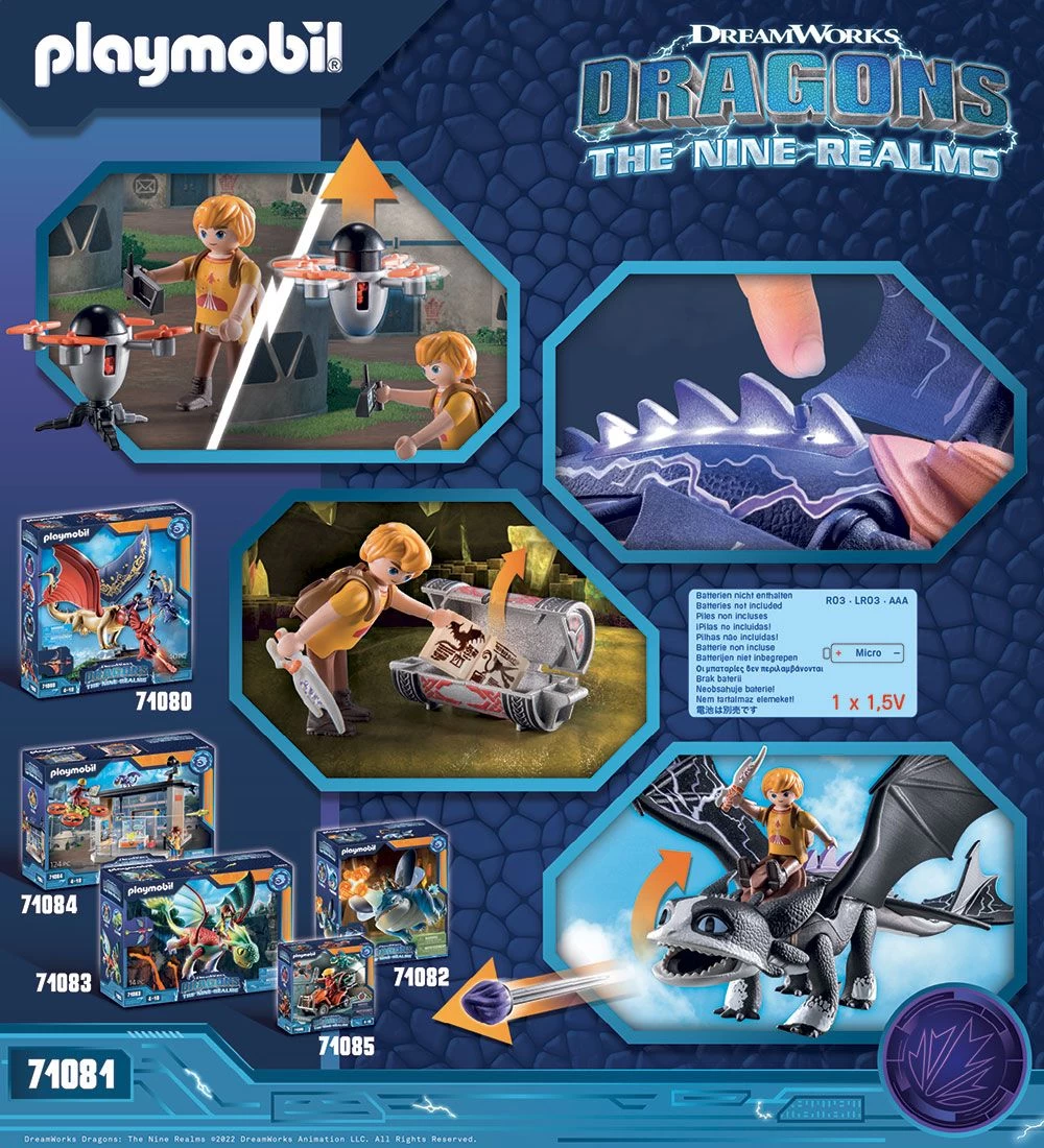 Playmobil Dragons: The Nine Realms - Thunder & Tom - 71081 - 39 - Billede 3