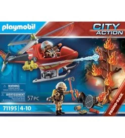 Playmobil City Action - Brandhelikopter - 71195 - 57 Dele