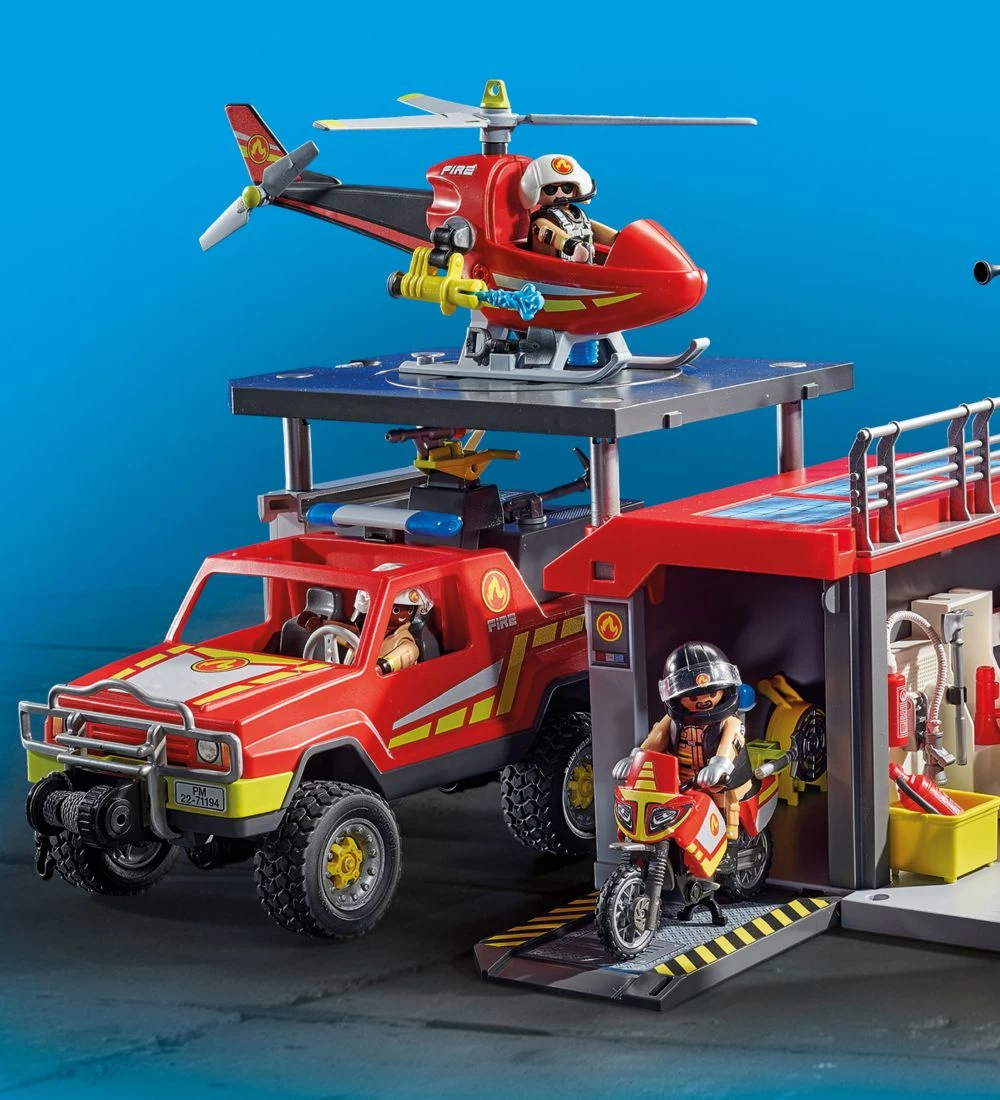 Playmobil City Action - Fire Rescue Truck - 71194 - 49 Dele - Billede 4