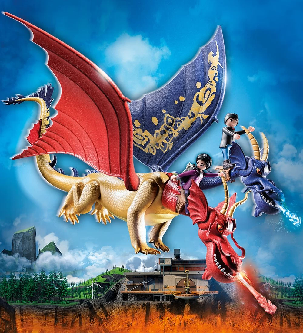 Playmobil Dragons - The Nine Realms - Wu & Wei With Jun - 71080 - Billede 4