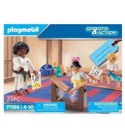 Playmobil Sports & Action Sæt - Karatetræning - 71186 - 21 Dele