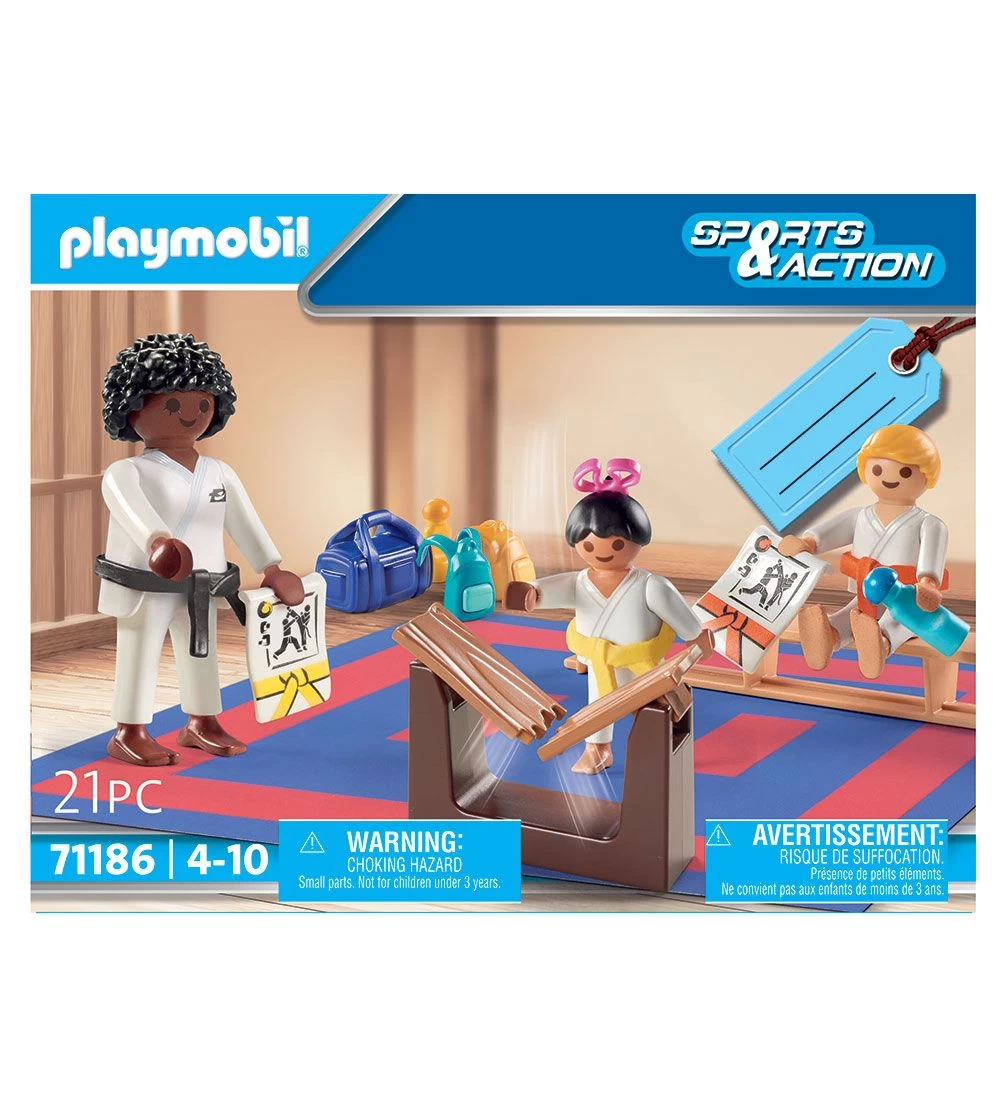 Playmobil Sports & Action Sæt - Karatetræning - 71186 - 21 Dele