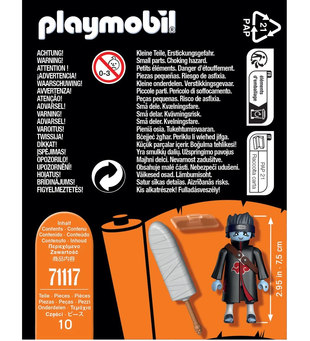 Playmobil Naruto - Kisame - 71117 - 10 Dele - Billede 3