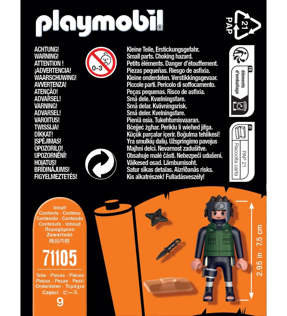 Playmobil Naruto - Yamato - 71105 - 9 Dele - Billede 3
