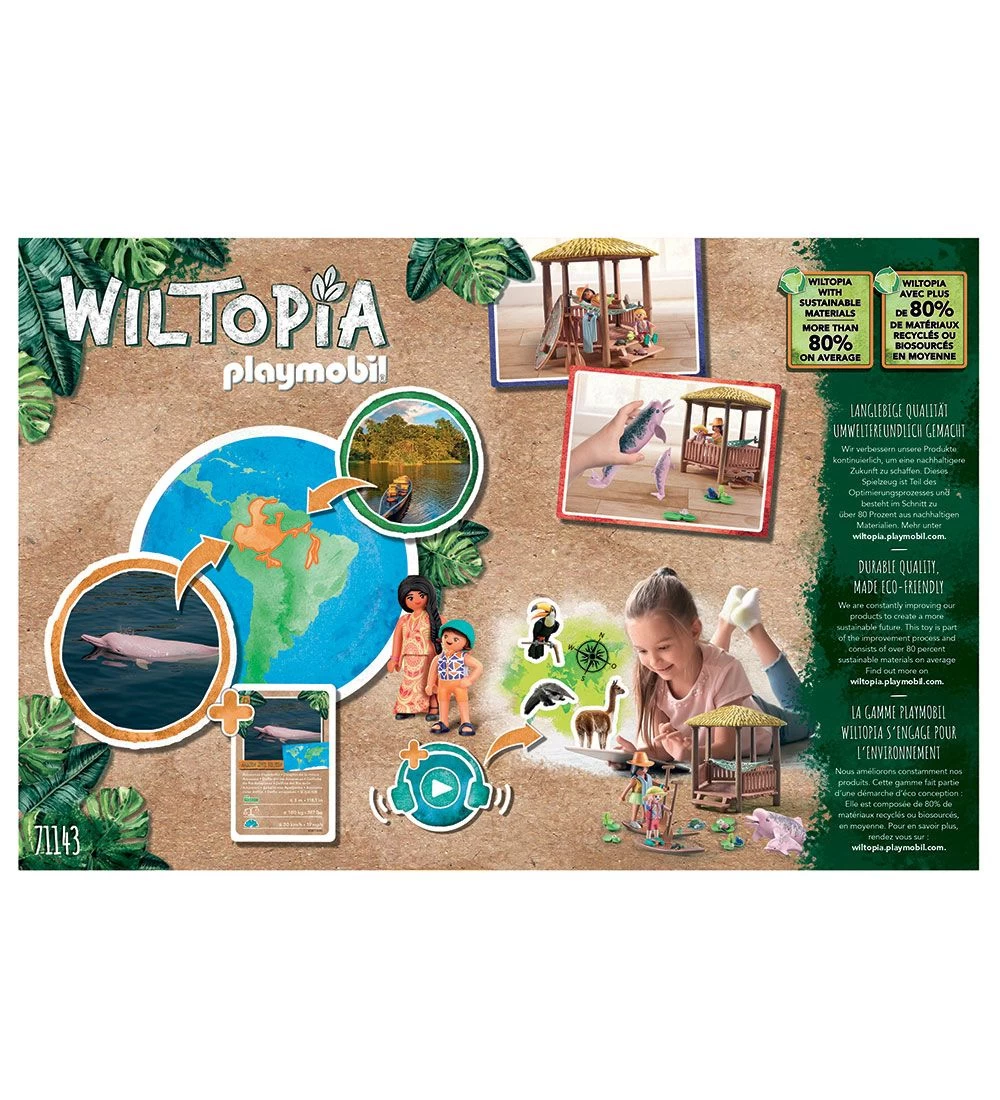Playmobil Wiltopia - Padletur Med Floddelfinerne - 71143 - 44 De - Billede 3