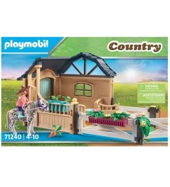 Playmobil Country - Udvidelse Til Ridestald - 71240 - 68 Dele