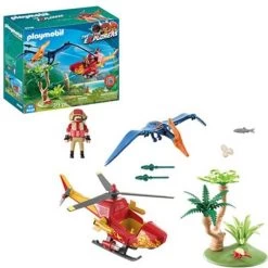 Playmobil Adventure Copter With Pterodactyl 9430