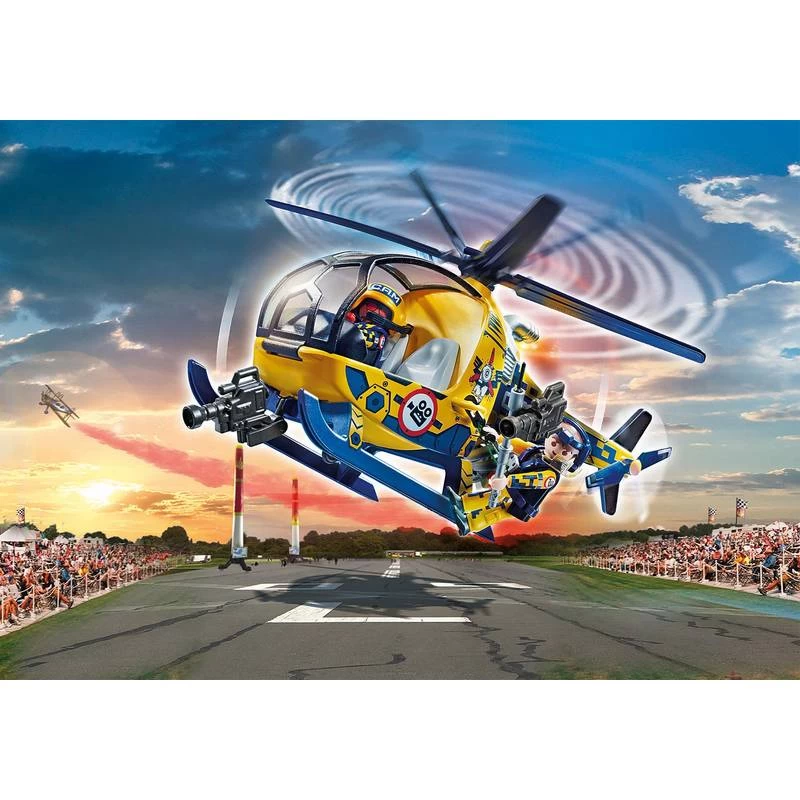 Playmobil Air Stunt Show Helicopter With Film Crew 70833 - Billede 3