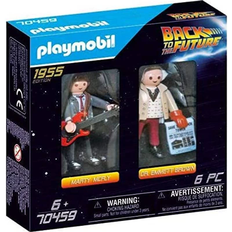 Playmobil Back To The Future Marty Mcfly & Dr. Emmet Brown 70459