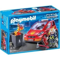 Playmobil Brandmand Med Bil 9235