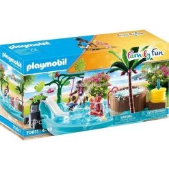 Playmobil Children's Pool With Slide 70611