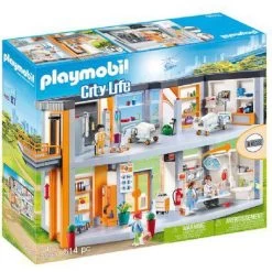 Playmobil City Life Stort Sygehus Med Møbler 70190