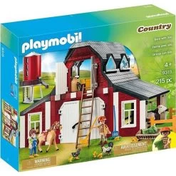 Playmobil Country Barn With Silo 9315