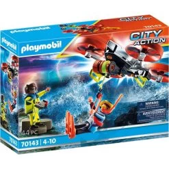 Playmobil Diver Rescue With Drone 70143