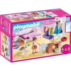 Playmobil Dollhouse Bedroom With Sewing Corner 70208