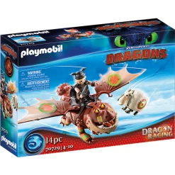 Playmobil Dragon Racing Fiskeben & Fedknold