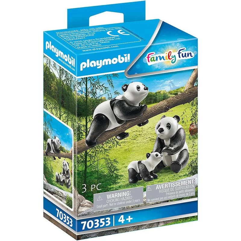 Playmobil Familie Pandabjørne Med Baby 70353