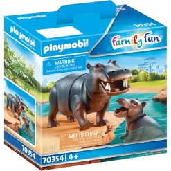 Playmobil Family Fun Hippo With Calf 70354