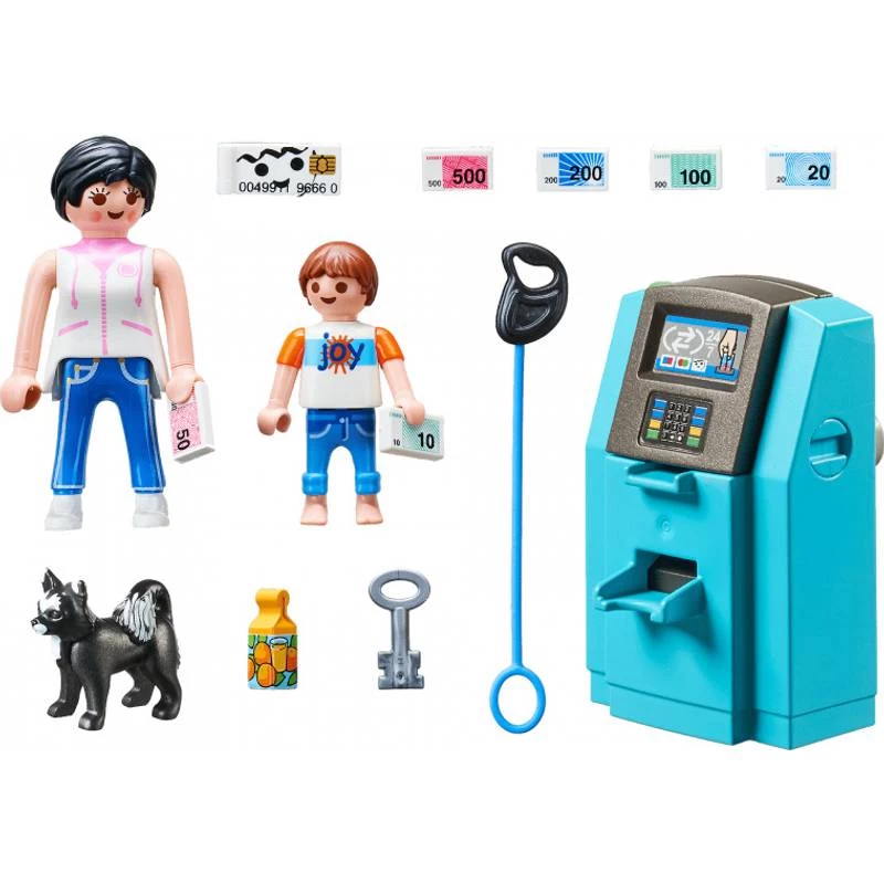 Playmobil Family Fun Tourists With ATM 70439 - Billede 2