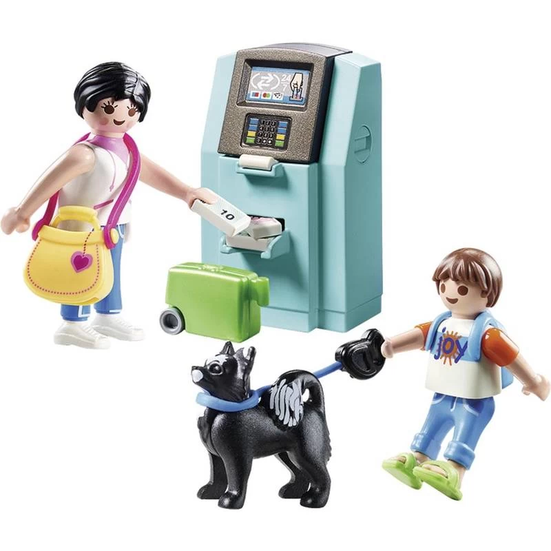 Playmobil Family Fun Tourists With ATM 70439 - Billede 3
