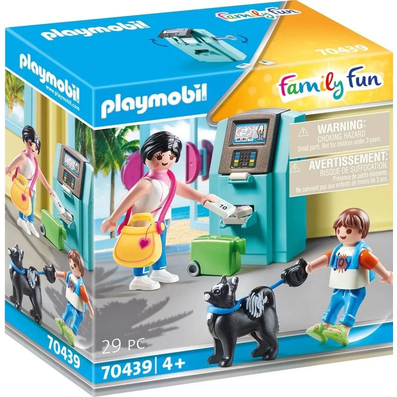 Playmobil Family Fun Tourists With ATM 70439