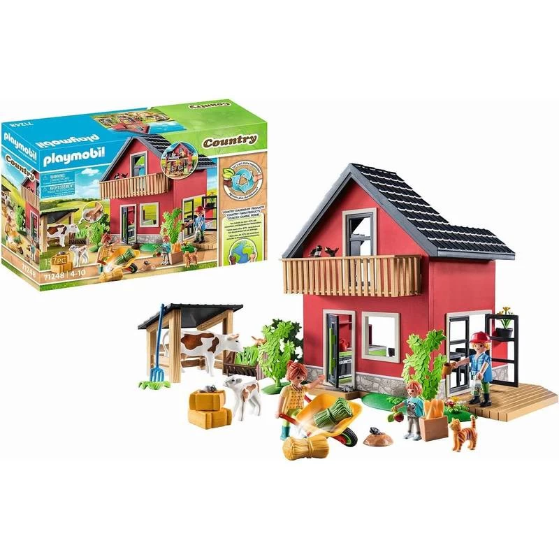 Playmobil Farmhouse With Outdoor Area 71248 - Billede 2