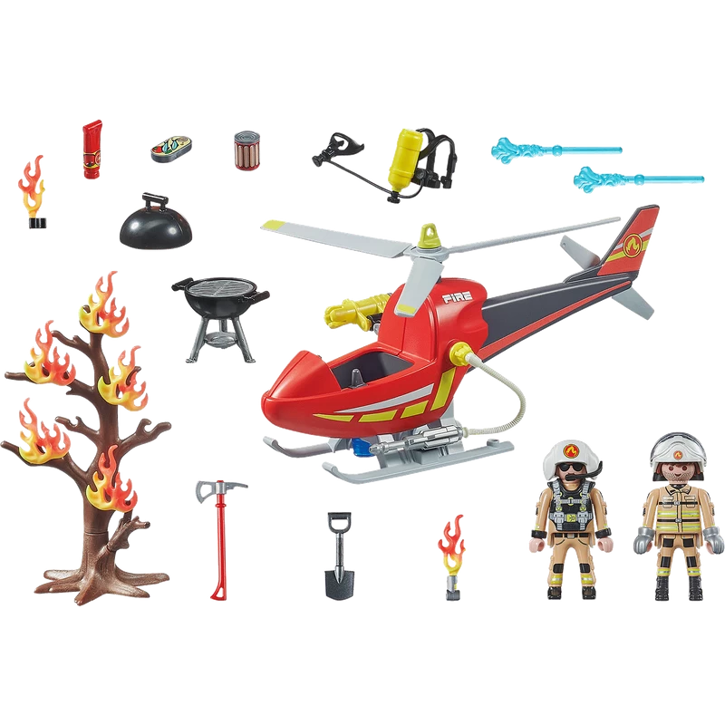 Playmobil Fire Rescue Helicopter 71195 - Billede 2