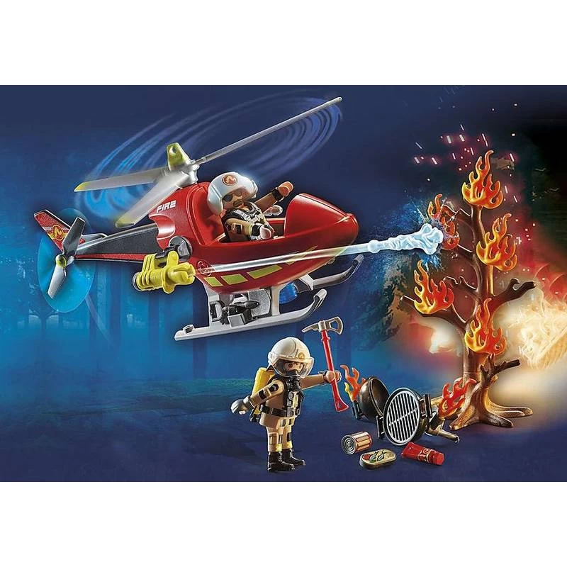 Playmobil Fire Rescue Helicopter 71195 - Billede 5
