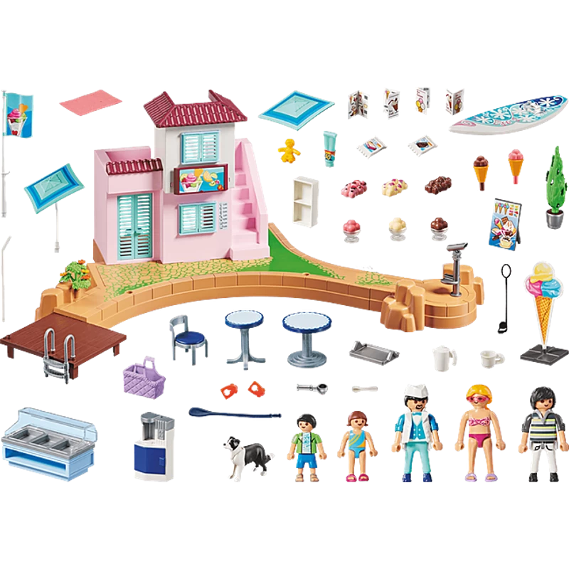 Playmobil Ice Cream Parlor At The Port 70279 - Billede 2