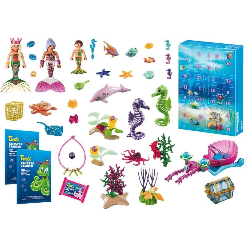 Playmobil Julekalender Bathing Fun Magical Mermaids 70777 - Billede 2