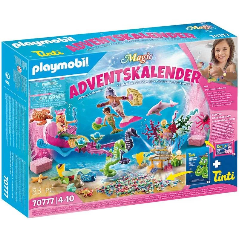 Playmobil Julekalender Bathing Fun Magical Mermaids 70777