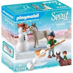 Playmobil Snow Time With Snips & Señor Carrots 70398