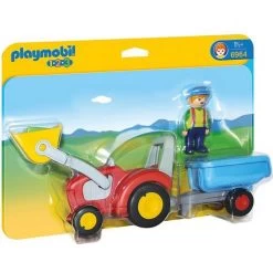 Playmobil Tractor With Trailer 6964