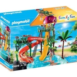 Playmobil Water Park With Slides 70609