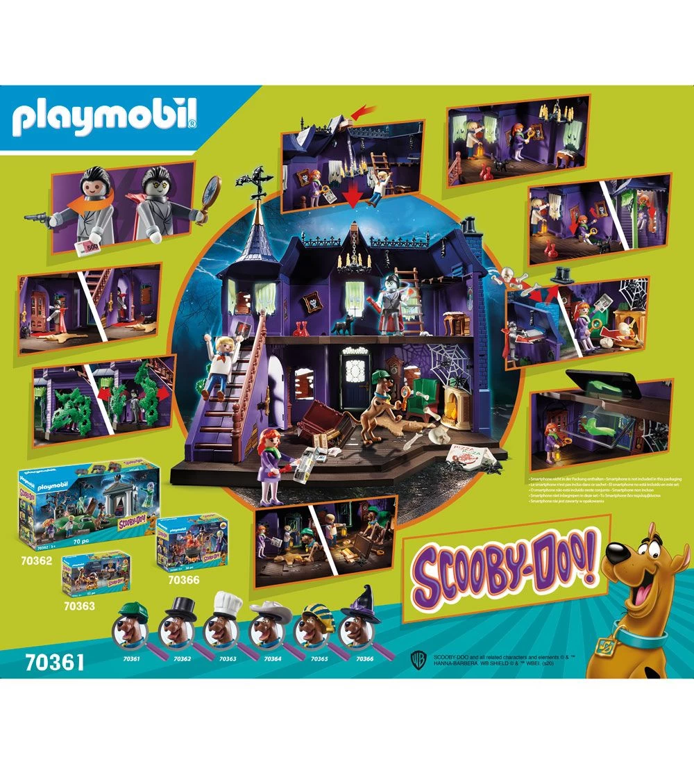 Playmobil Scooby-Doo - Eventyr I Spøgelseshuset - 70361 - 177 De - Billede 3