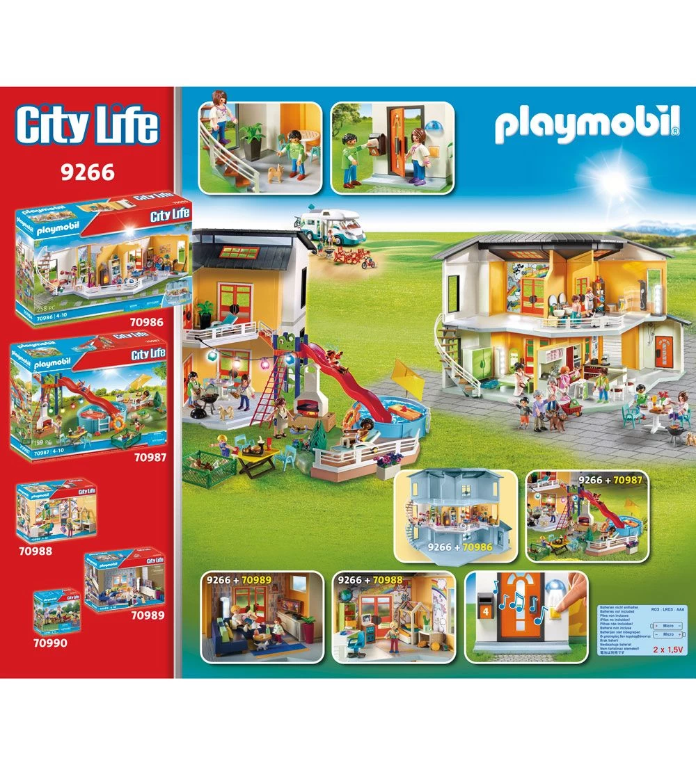Playmobil City Life - Moderne Bolig - 9266 - 137 Dele - Billede 3