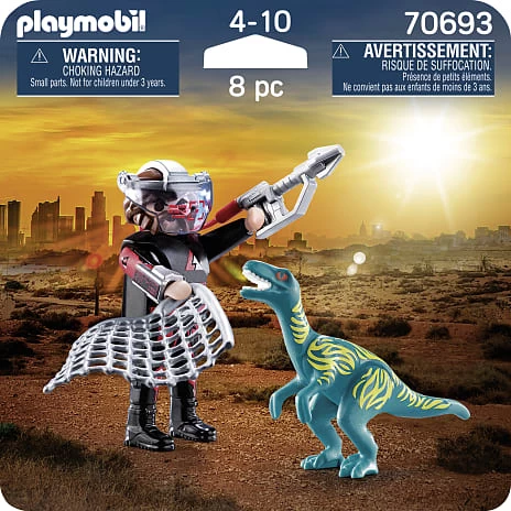 Playmobil DuoPack Velociraptor Med Dinofanger 70693 - Billede 4