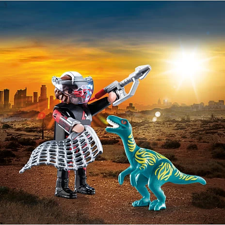 Playmobil DuoPack Velociraptor Med Dinofanger 70693 - Billede 2