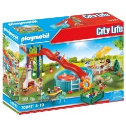 Playmobil® City Life - Poolparty Med Rutsjebane
