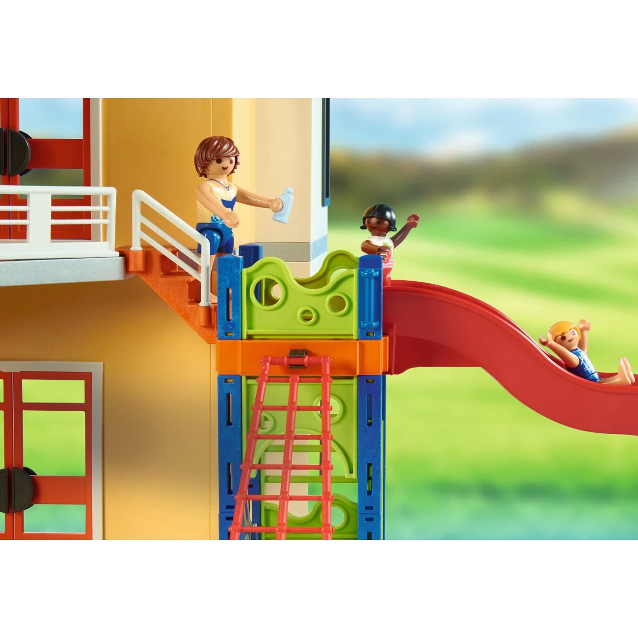 Playmobil® City Life - Poolparty Med Rutsjebane - Billede 2